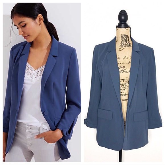 LOFT Jackets & Blazers - NEW Ann Taylor LOFT Size 12 Tie Sleeve Blazer